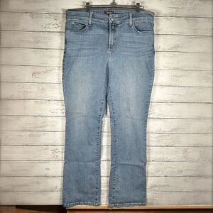 NYDJ Barbara Bootcut Jeans Women Size 16 Blue Denim Lift Tuck Technology